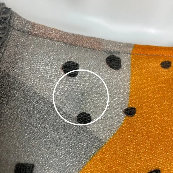 Anthropologie Bl-nk Miranda Peasant Blouse Colorful Abstract Print Size XS Women - Picture 9 of 15